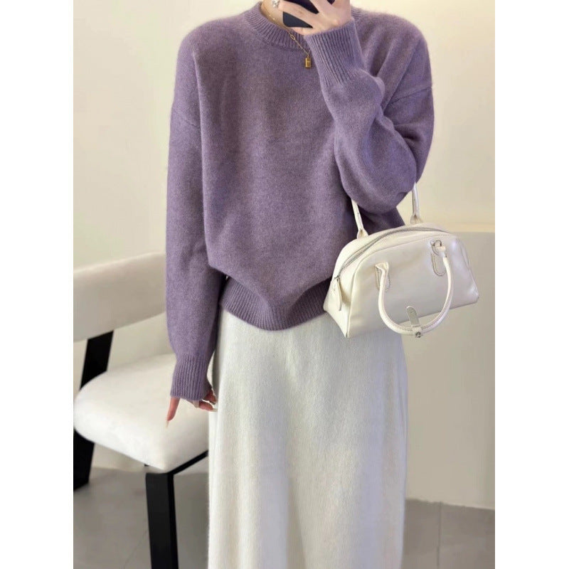 Whitcombe Fuzzy Knit Sweater