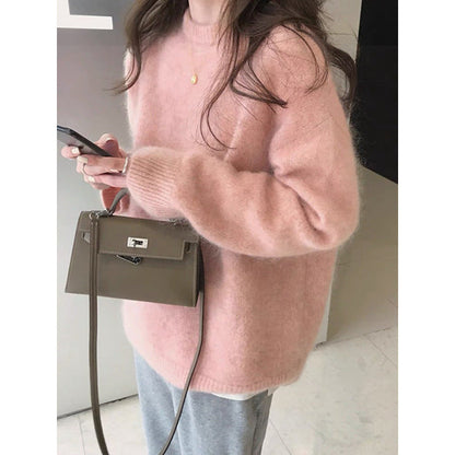 Whitcombe Fuzzy Knit Sweater