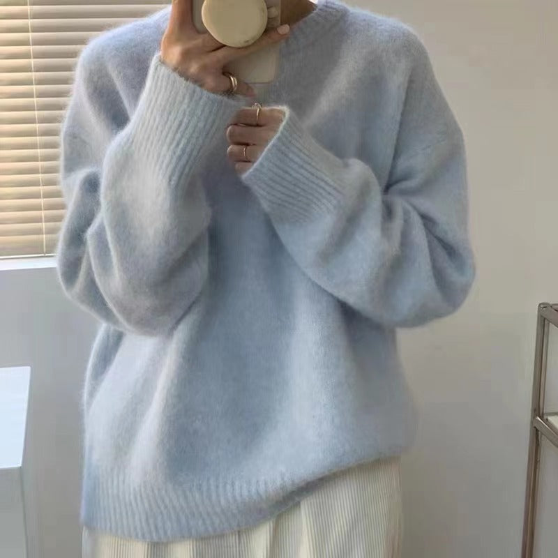 Whitcombe Fuzzy Knit Sweater