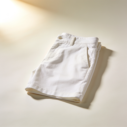 Men's White Chino Summer Shorts