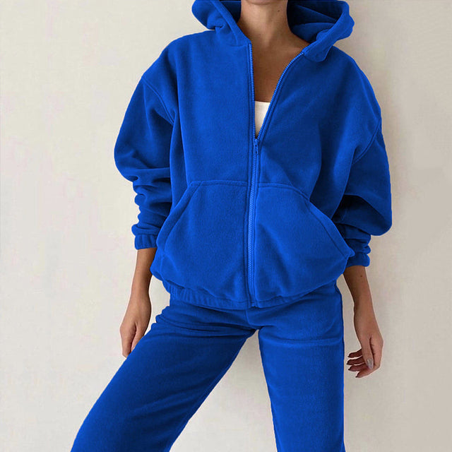 Blau women's two-piece matching set, product view