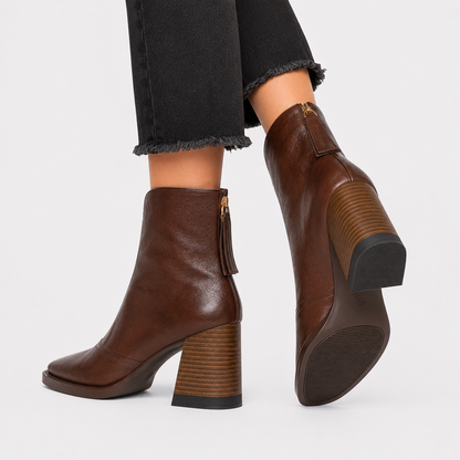 Merewood Leather Ankle Boots