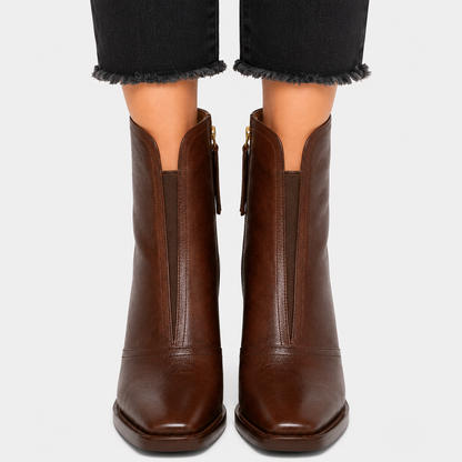 Merewood Leather Ankle Boots