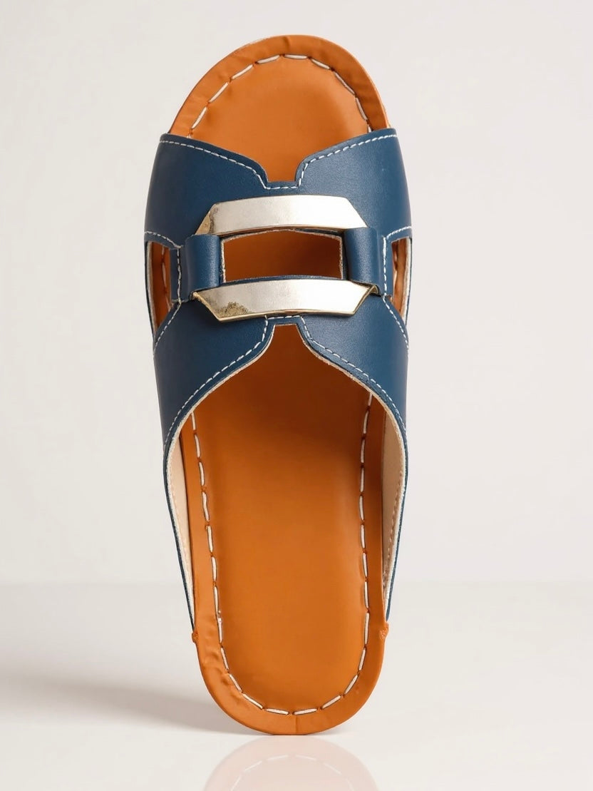 Marivelle Double-Buckle Slides