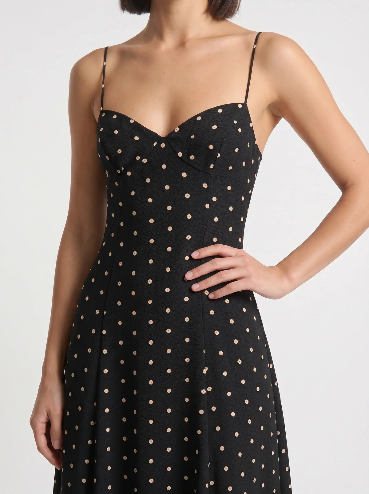 Nerina Polka Dot Maxi Dress