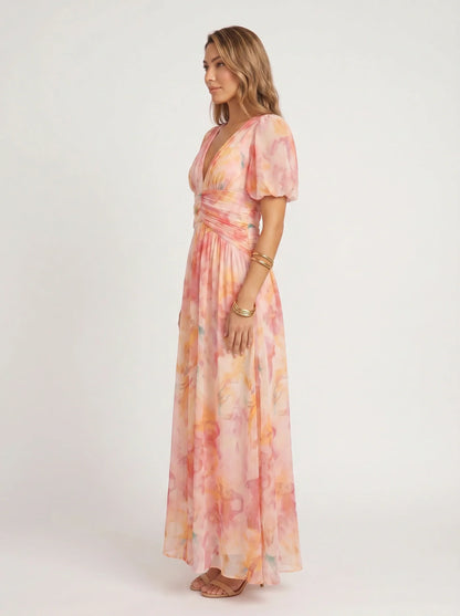 Calantha Chiffon Maxi Dress