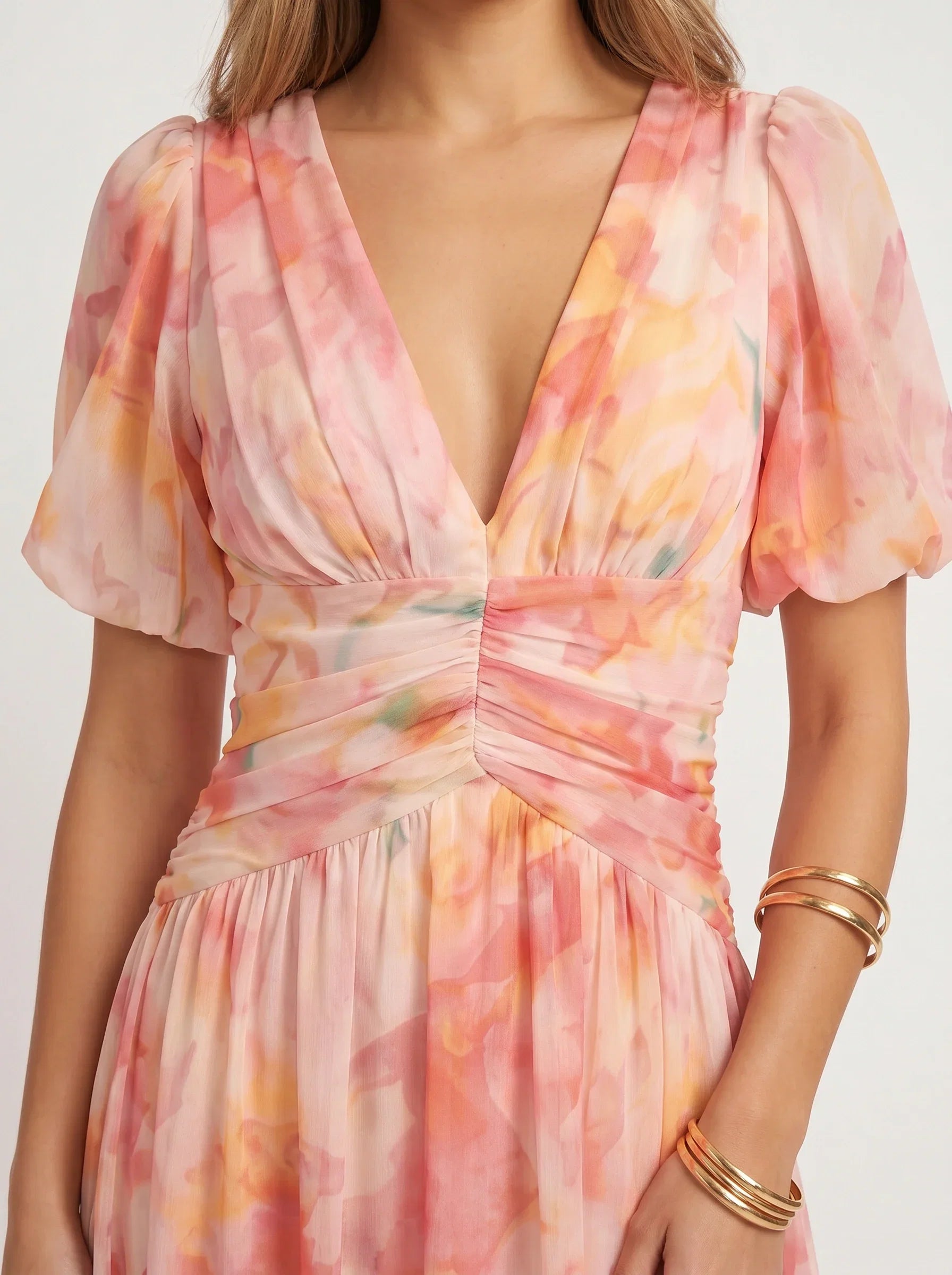 Calantha Chiffon Maxi Dress