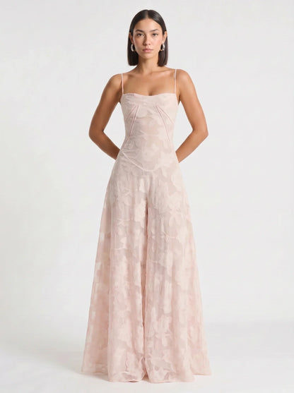 Annelise Satin Maxi Dress
