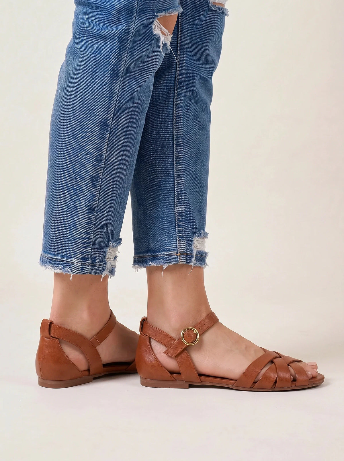 Lucera Woven Wedge Sandals