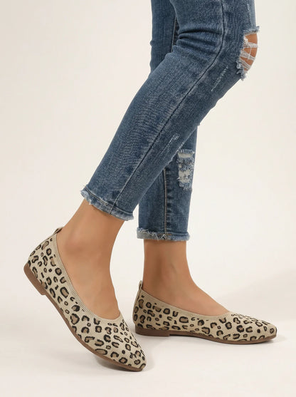 Violetta Leopard Ballet Flats