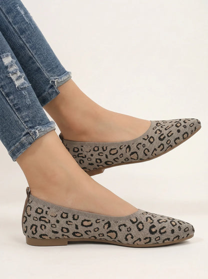 Violetta Leopard Ballet Flats