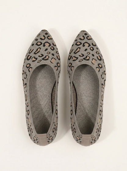 Violetta Leopard Ballet Flats
