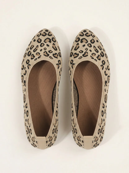 Violetta Leopard Ballet Flats