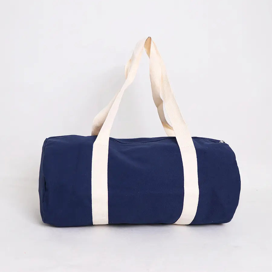 Brixton Canvas Barrel Bag