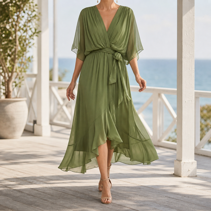 Jacinta Flowing Midi Dress