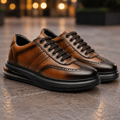 Vittorio Leather Brogue Sneakers