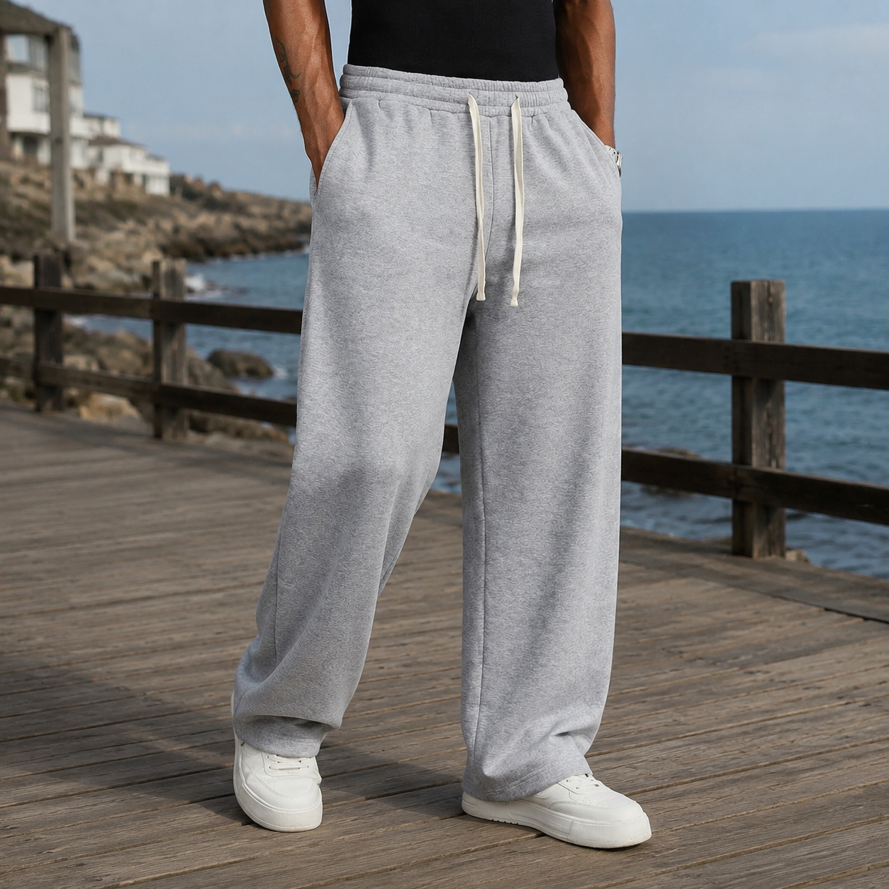 Theo Wide Leg Sweatpants