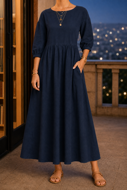 Annabel Smock Maxi Dress