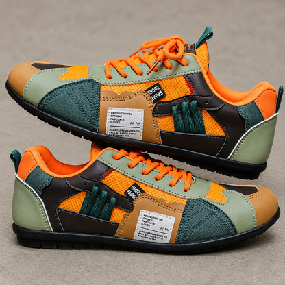 Montero Retro Color-Block Sneakers
