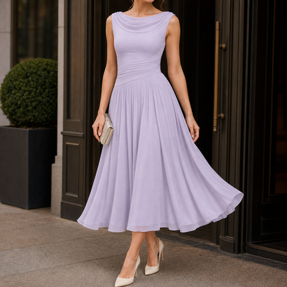 Verity Draped Midi Dress