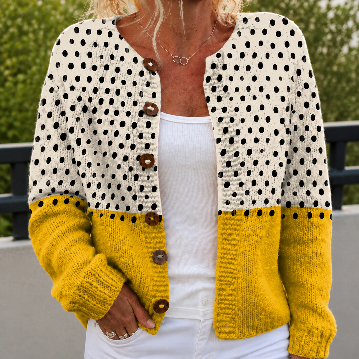 Antonia Spotted Sweater