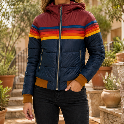 Fenna Retro Stripe Jacket
