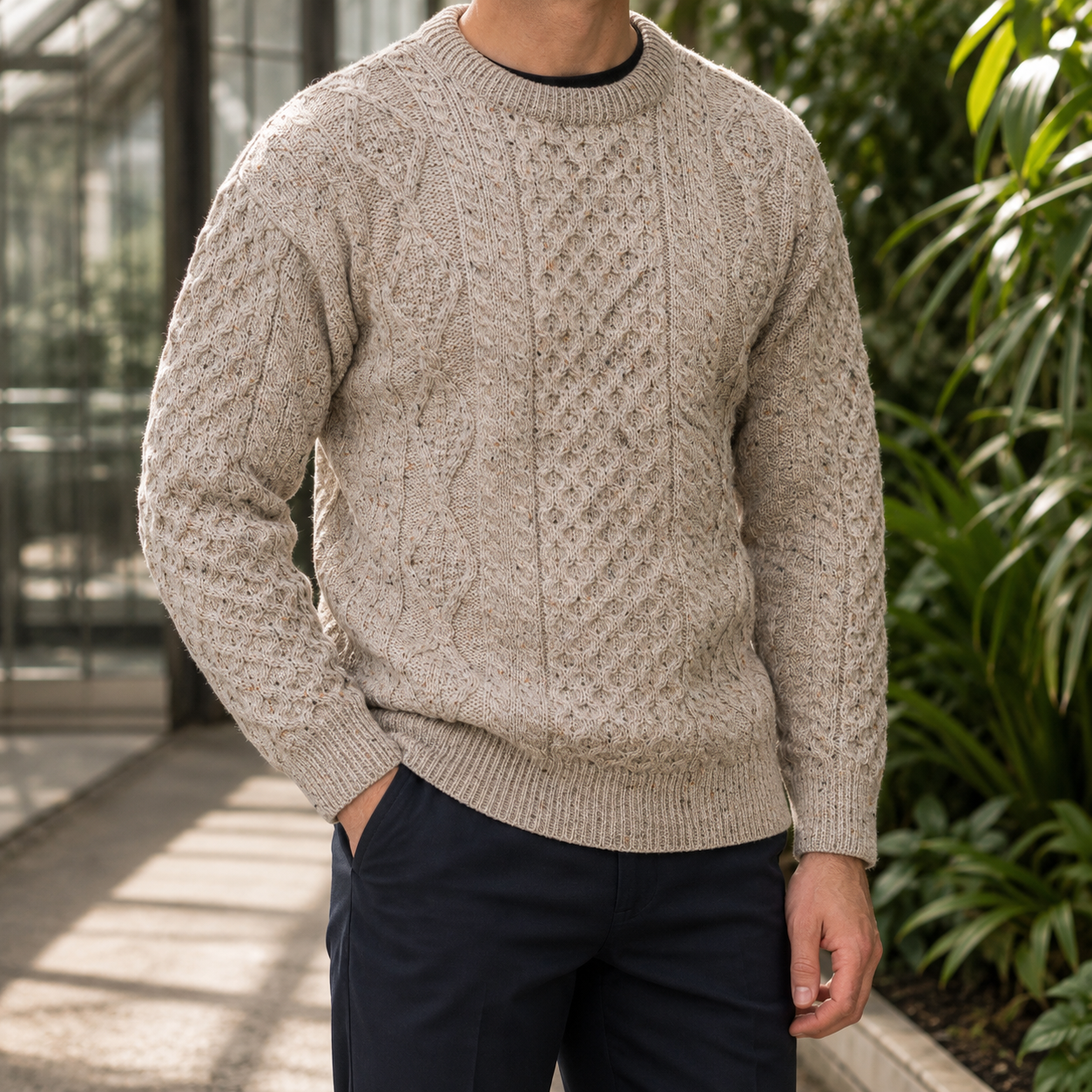 Beckett Aran Sweater
