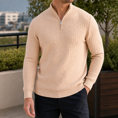 Octavian Quarter Zip Sweater