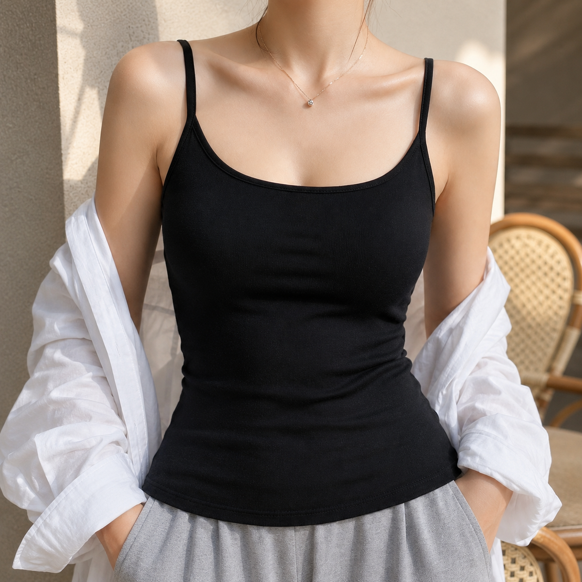 Perla Scoop Camisole