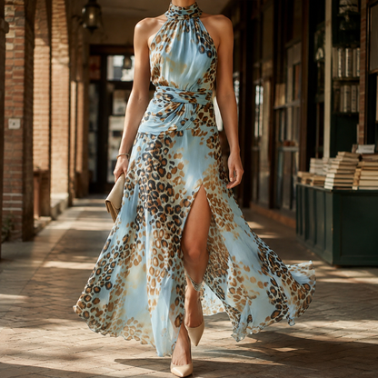 Lorelei Leopard Maxi Dress