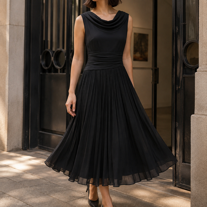Mabel Cowl Neck Dress