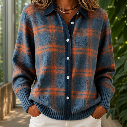 Eloise Plaid Sweater