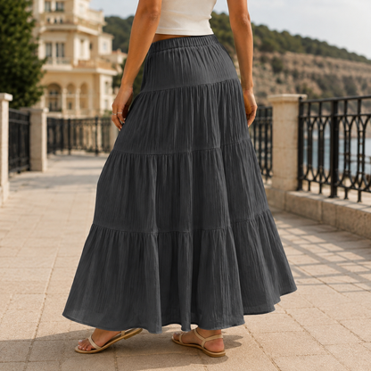 April Tiered Maxi Skirt