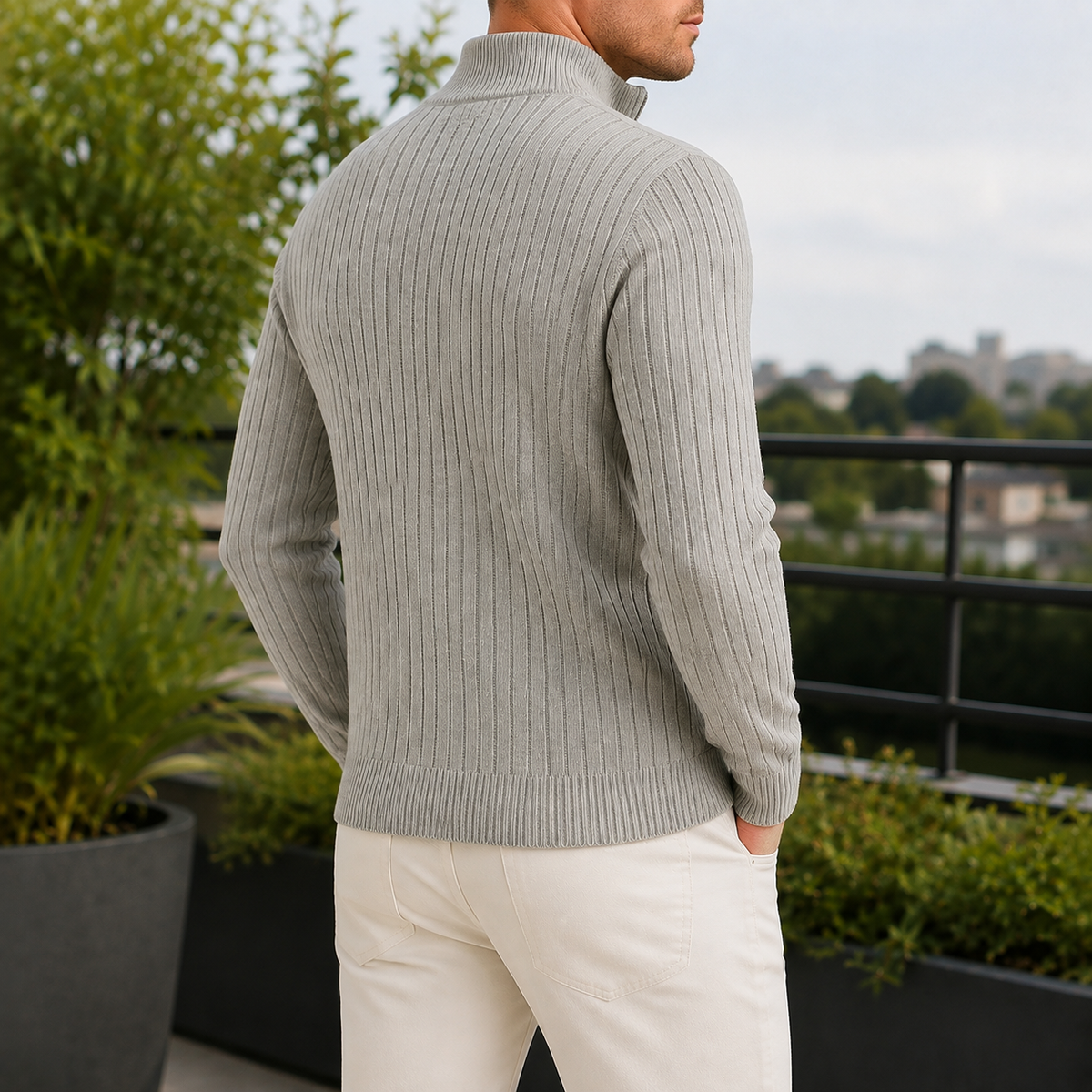 Alec Ribbed Sweater