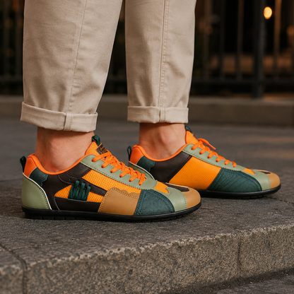 Montero Retro Color-Block Sneakers