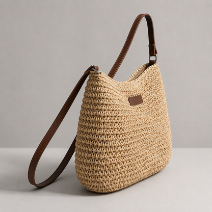 Innocenti Woven Shoulder Bag