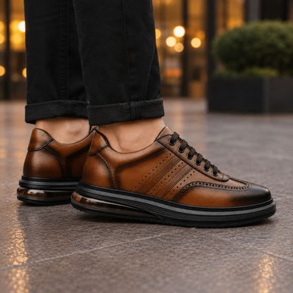 Vittorio Leather Brogue Sneakers