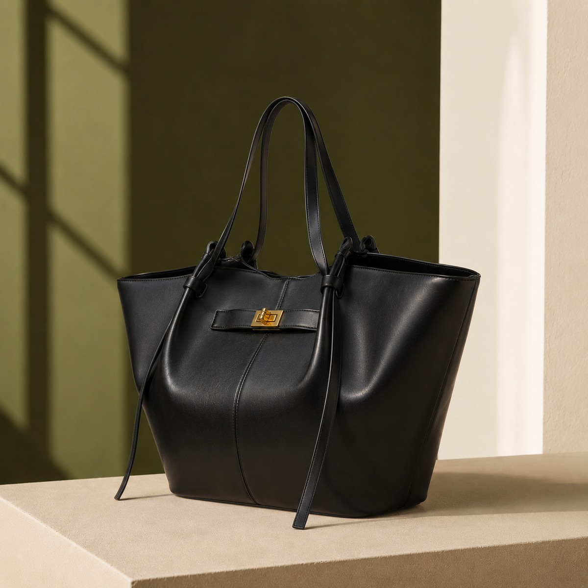 Battaglia Leather Tote