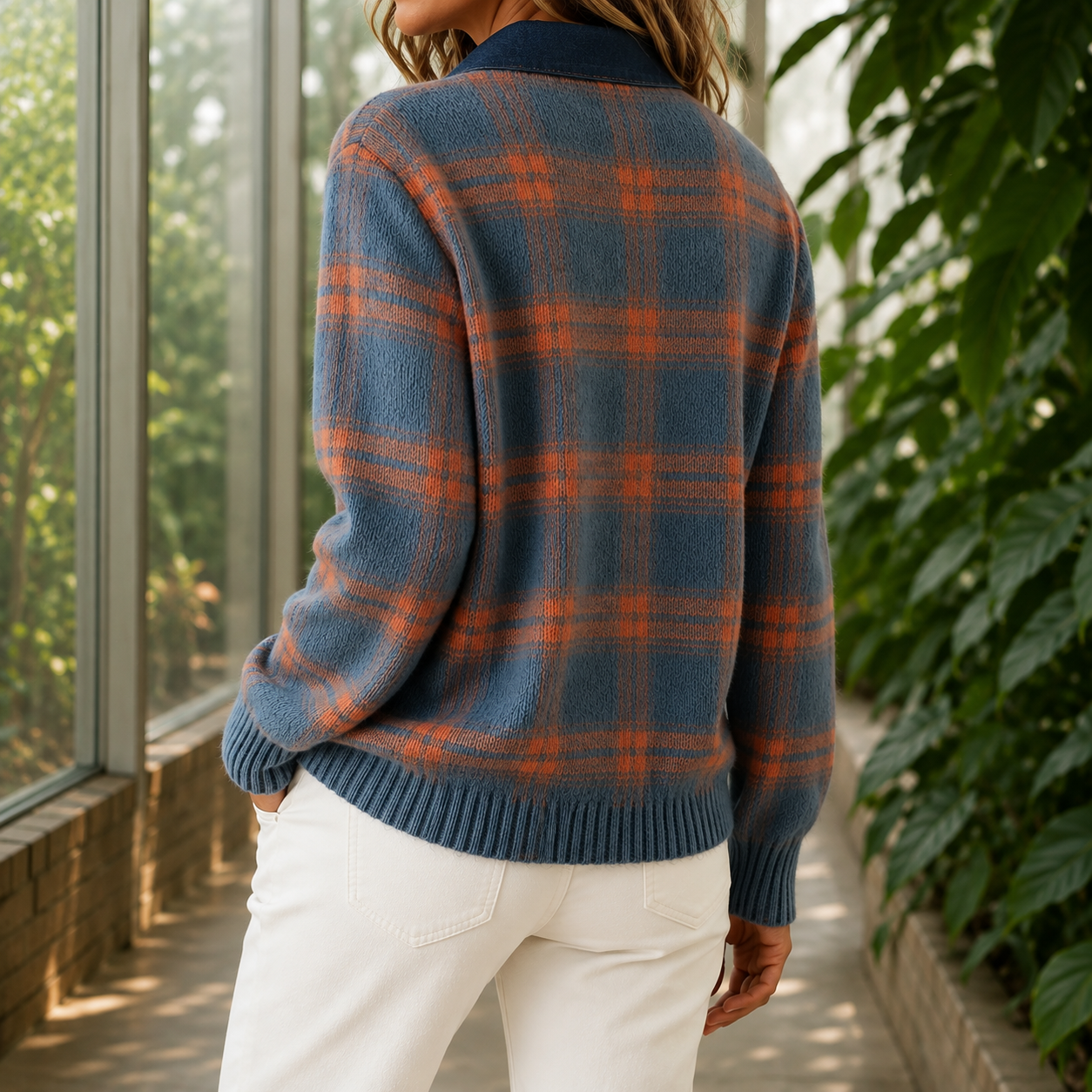 Eloise Plaid Sweater