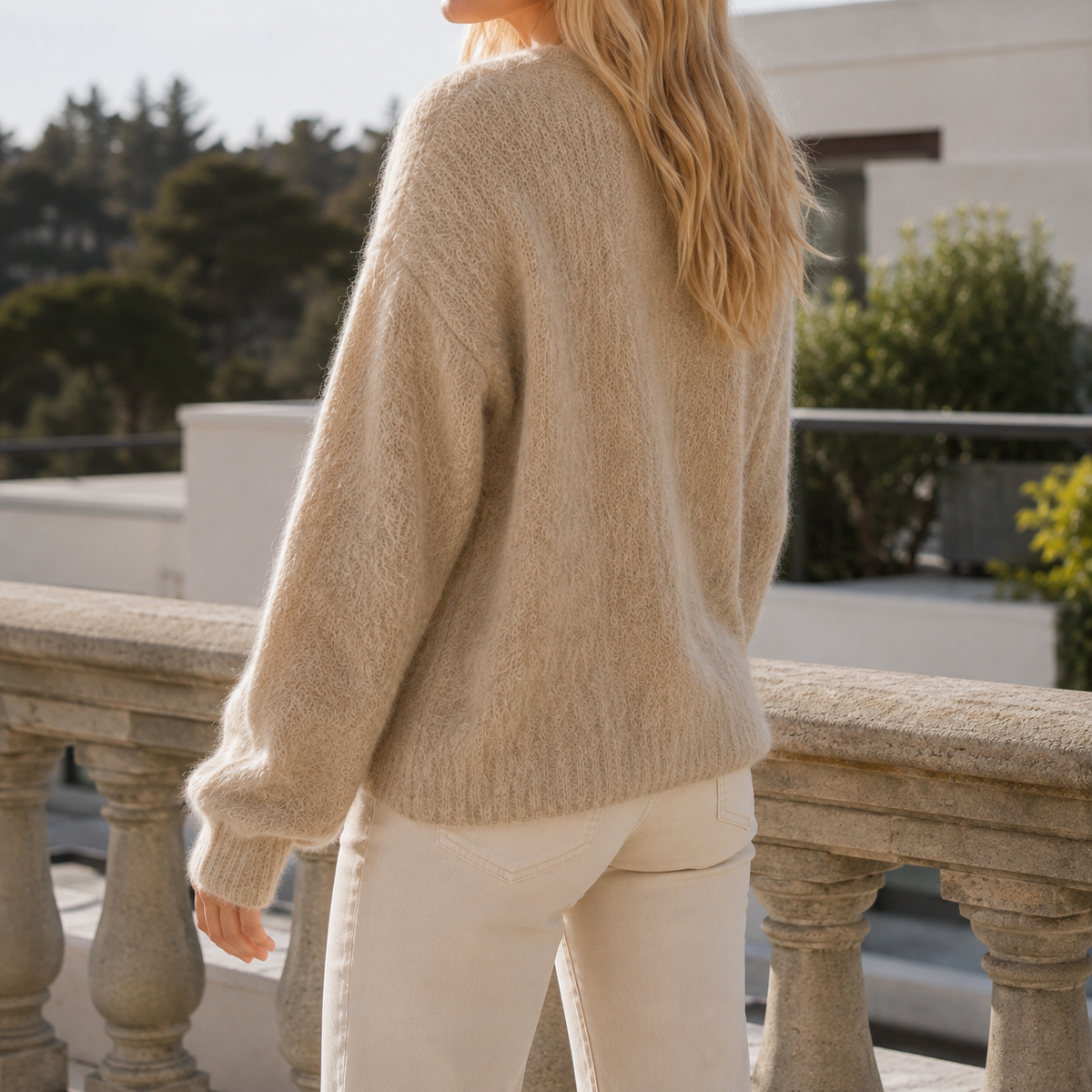 Adriana Fuzzy Cardigan