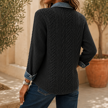 Olympia Denim Trim Shirt