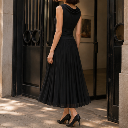 Mabel Cowl Neck Dress