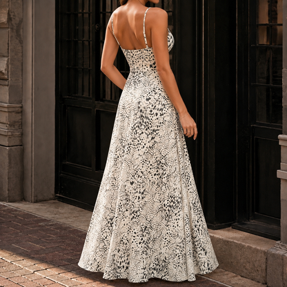 Zelda Leopard Maxi Dress