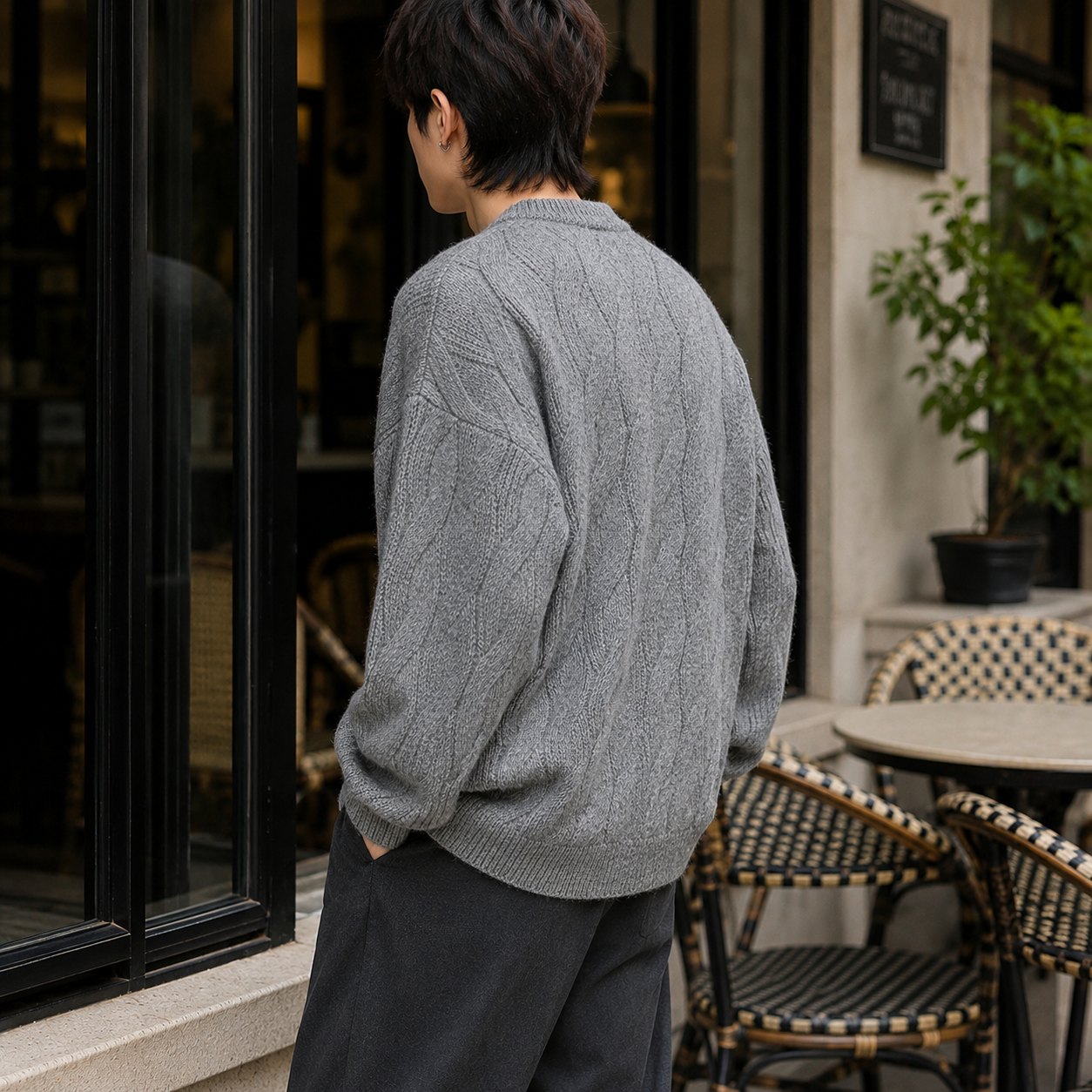 Valentin Cable Knit Sweater