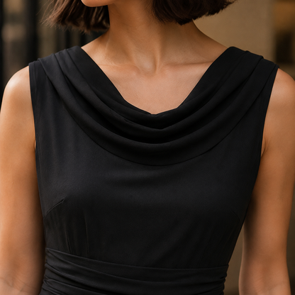 Mabel Cowl Neck Dress