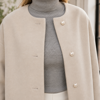 Liliana Collarless Coat