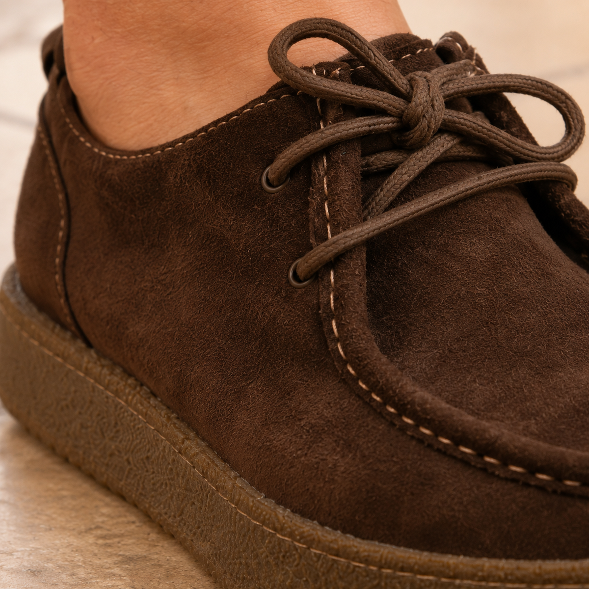 Montanari Suede Moccasin Shoes