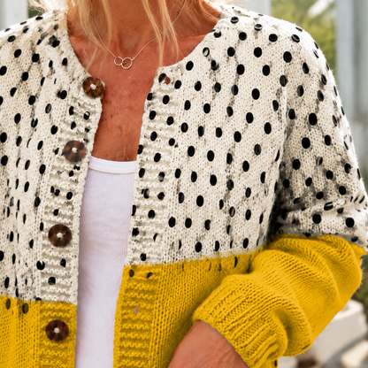 Thalia Polka Dot Sweater