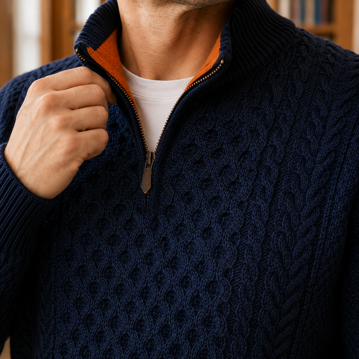 Graham Merino Wool Sweater