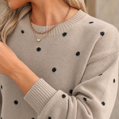 Pippa Polka Dot Sweater